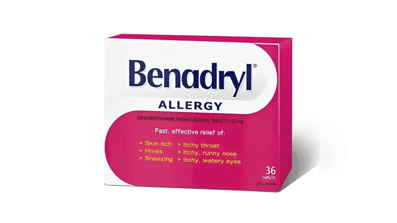 Benadryl (Diphenhydramine) 25mg Tablet