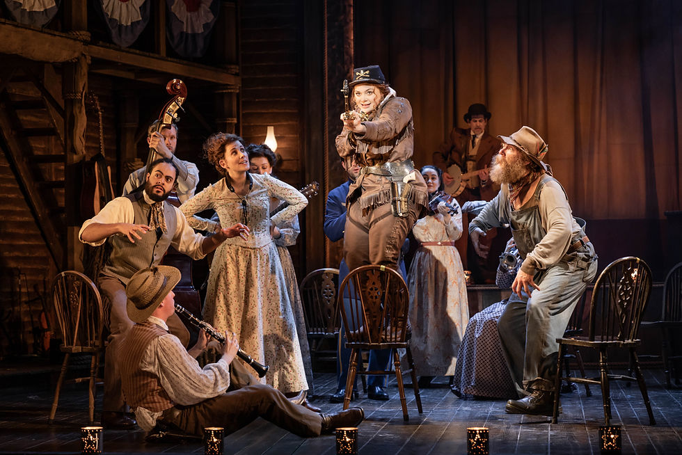 Calamity Jane pulled into MK Theatre and provides an uplifting, whip-crackin’ show that will not disappoint audiences of any age.