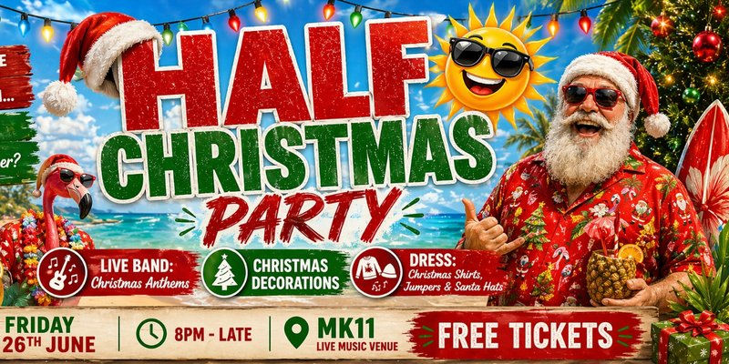 Half Christmas - Free Entry