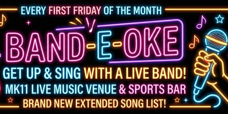 Band-e-oke | Get Up & Sing with a Live Band! - Free Entry