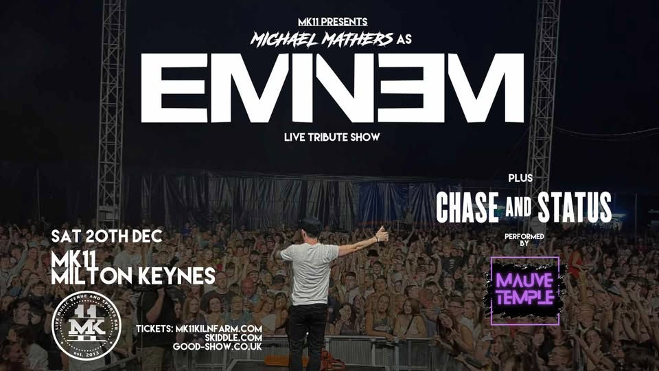 Michael Mathers as Eminem + Chase & Status (Mauve Temple)