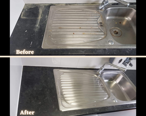 Kitchen sink worktop repair