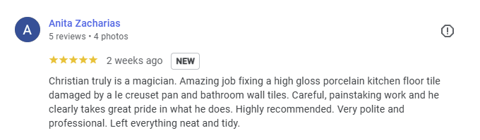 Anita Zacharias Google review