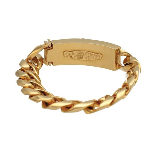 Chrome Hearts ダガーIDブレスレット 22K イエローゴールド バングル