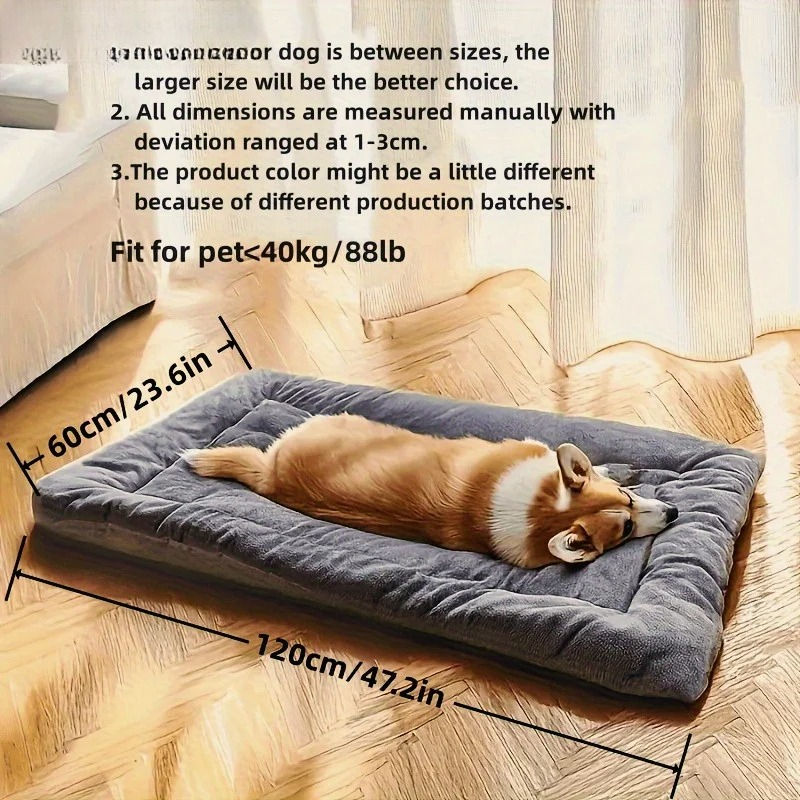 Thumbnail: Large Plush Dog Bed Sofa | Thickened Super-Soft Pet Mat