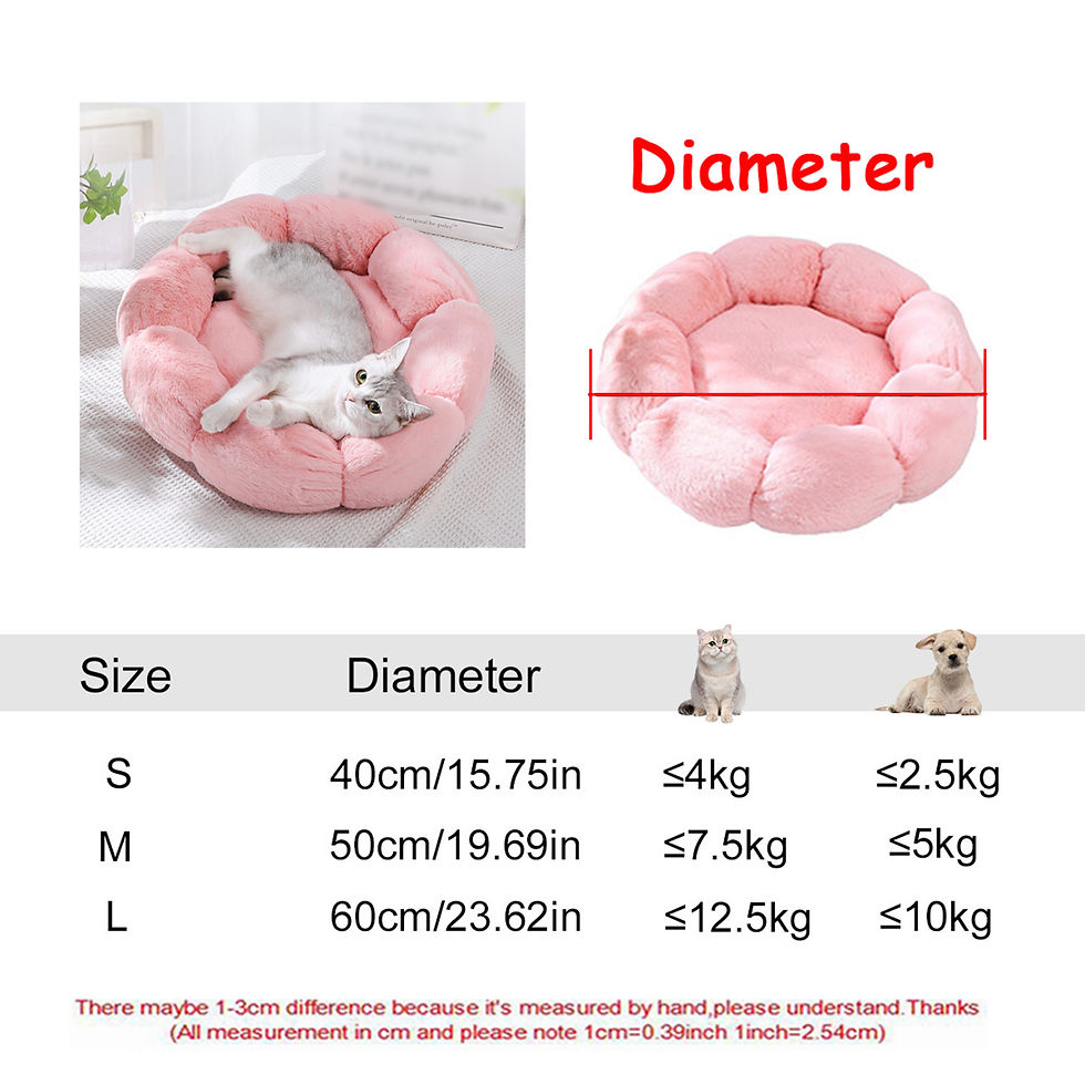 Thumbnail: Round Plush Dog & Cat Bed | Warm Washable Pet Basket