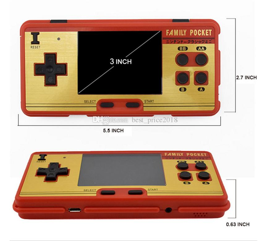 Miniatura: Consola De Juegos  Family Pocket 130 JUEGOS