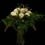 Thumbnail:  12 White Roses with Greens