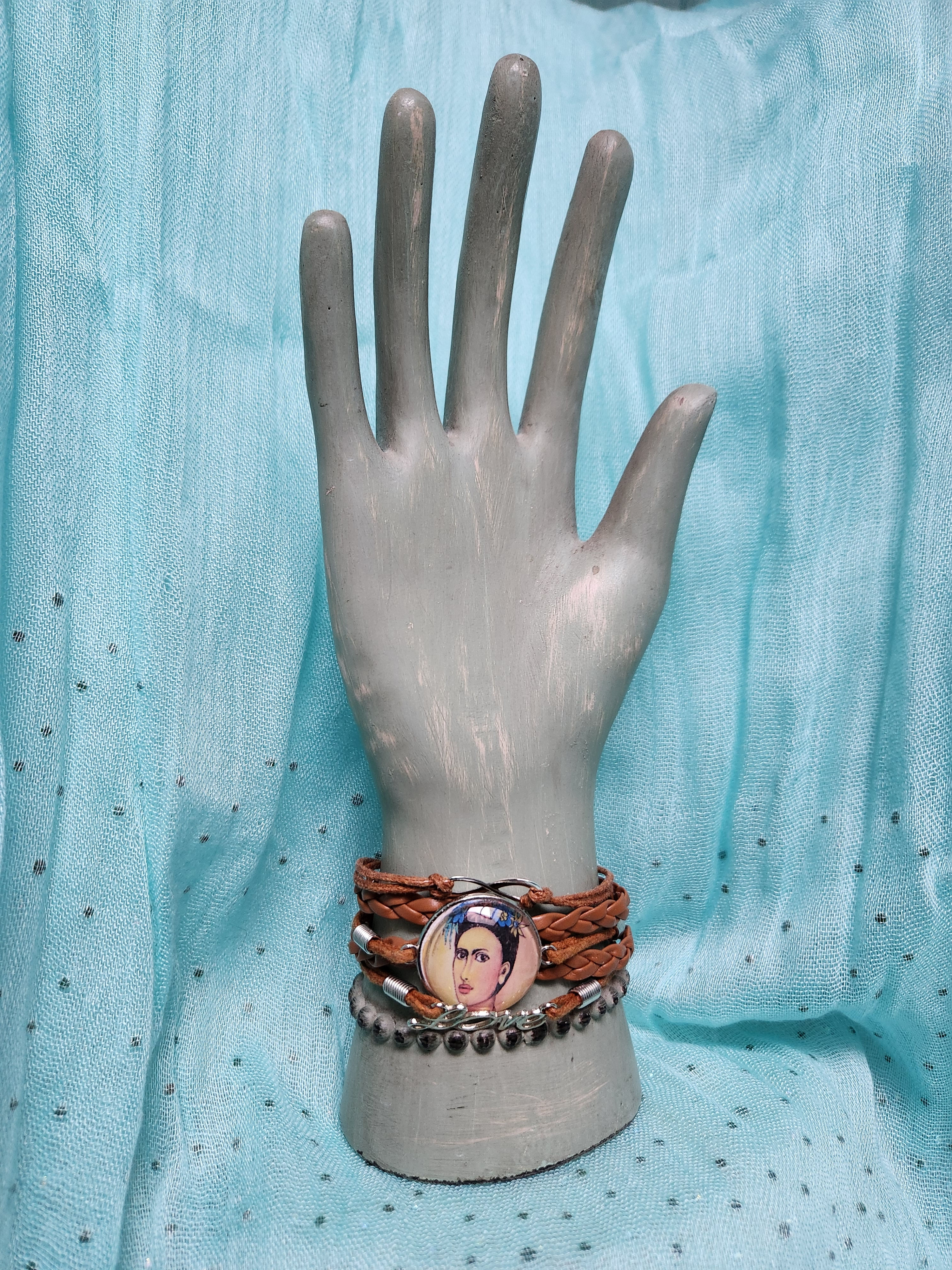 SOLD OUT! Brown Leather Frida Bracelet
