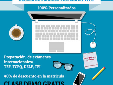 Clases de francés virtuales en vivo