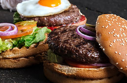 Two Delicious Hamburgers