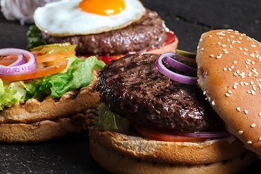 Two Delicious Hamburgers