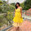 Thumbnail: Lemon yellow Layered Dress
