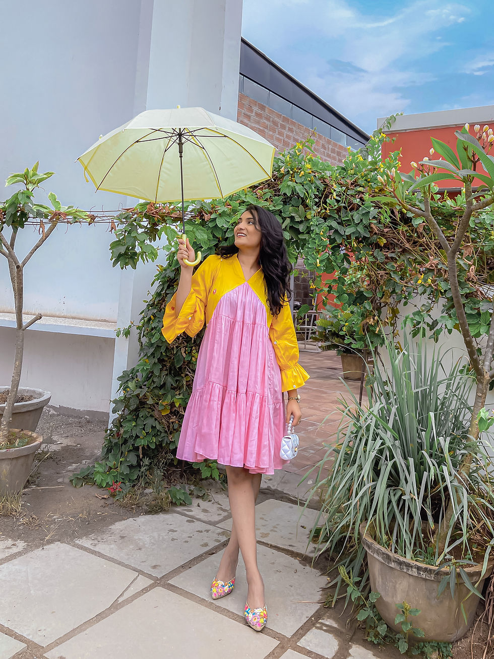 Candy land tiered dress