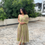 Thumbnail: Fern green one shoulder dress