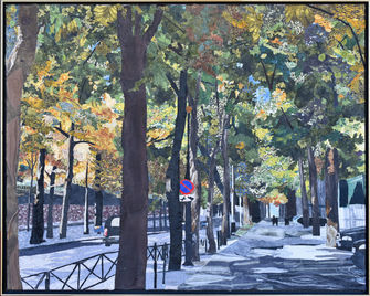A Block from the Champs-Elysees, Paris