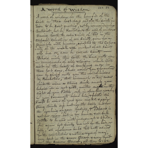 Did Joseph Smith Obey the Word of Wisdom?