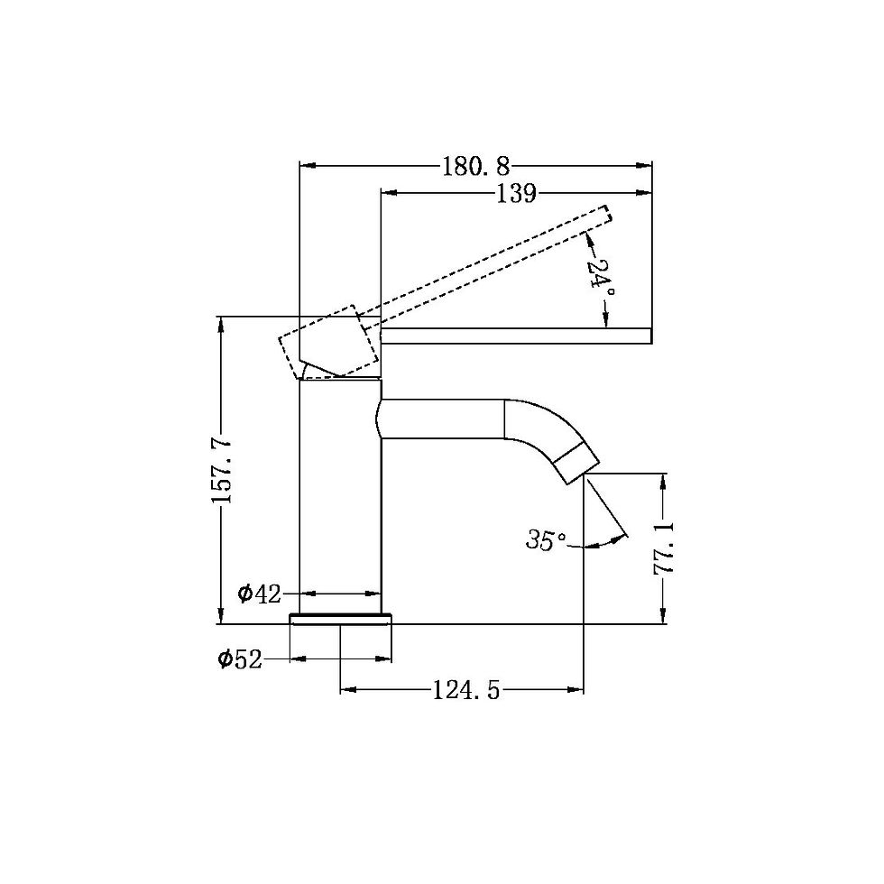 Thumbnail: MECCA CARE BASIN MIXER CHROME (NR221901DCH)