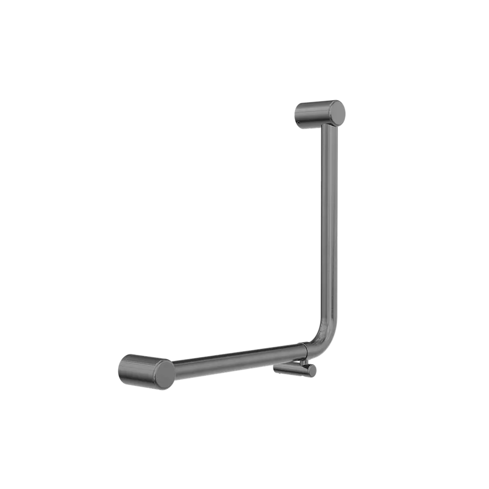 Thumbnail: MECCA CARE 32MM  90 DEGREE BENT TUBE GRAB RAIL 450X450MM CHROME (NRCR3290DCH)