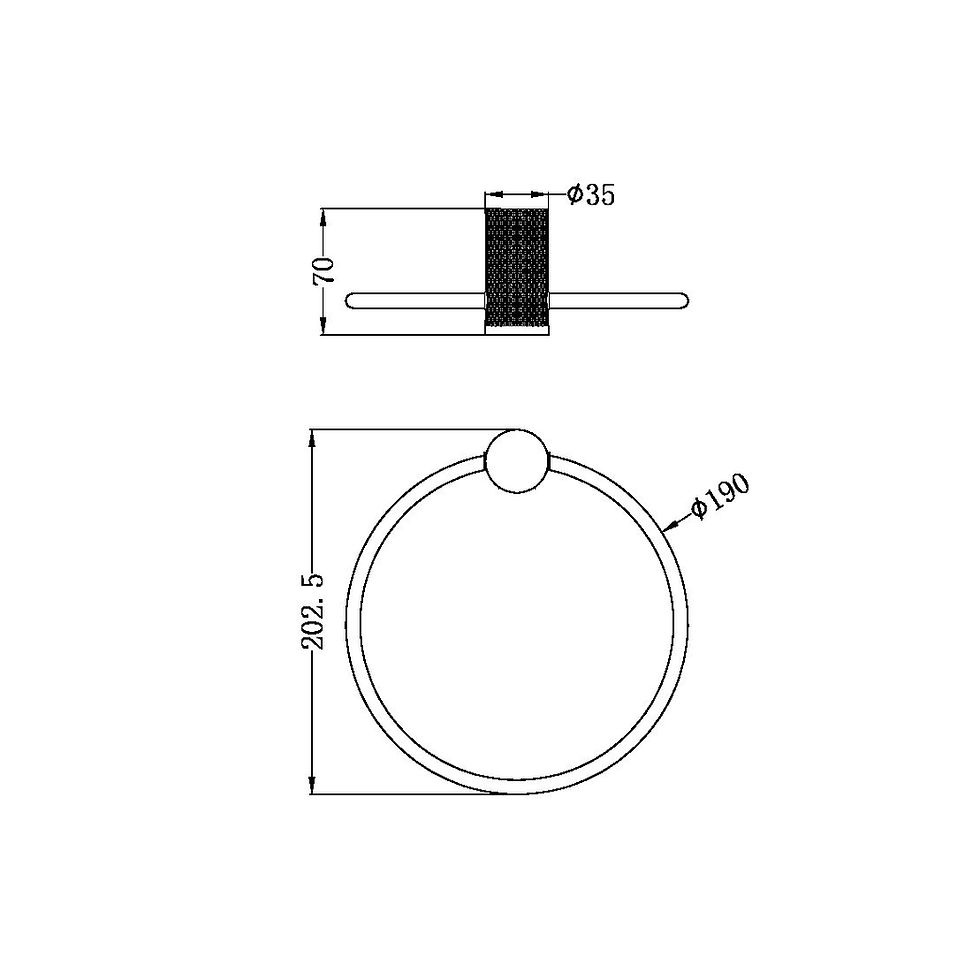 Thumbnail: OPAL TOWEL RING  #25