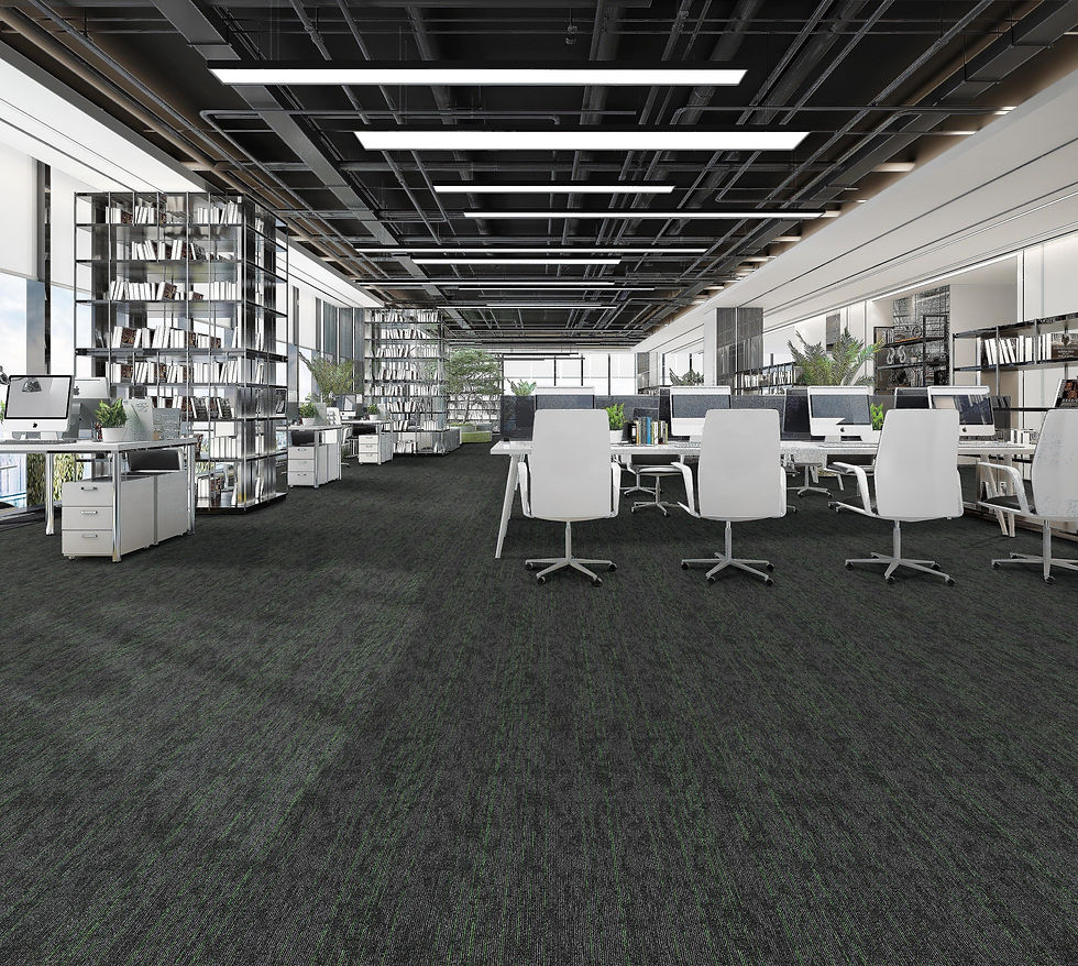 Thumbnail: NFD - CARPET TILES- AURORA PLUS- Commercial Grade - 250mm x 1000mm In 6 Colours