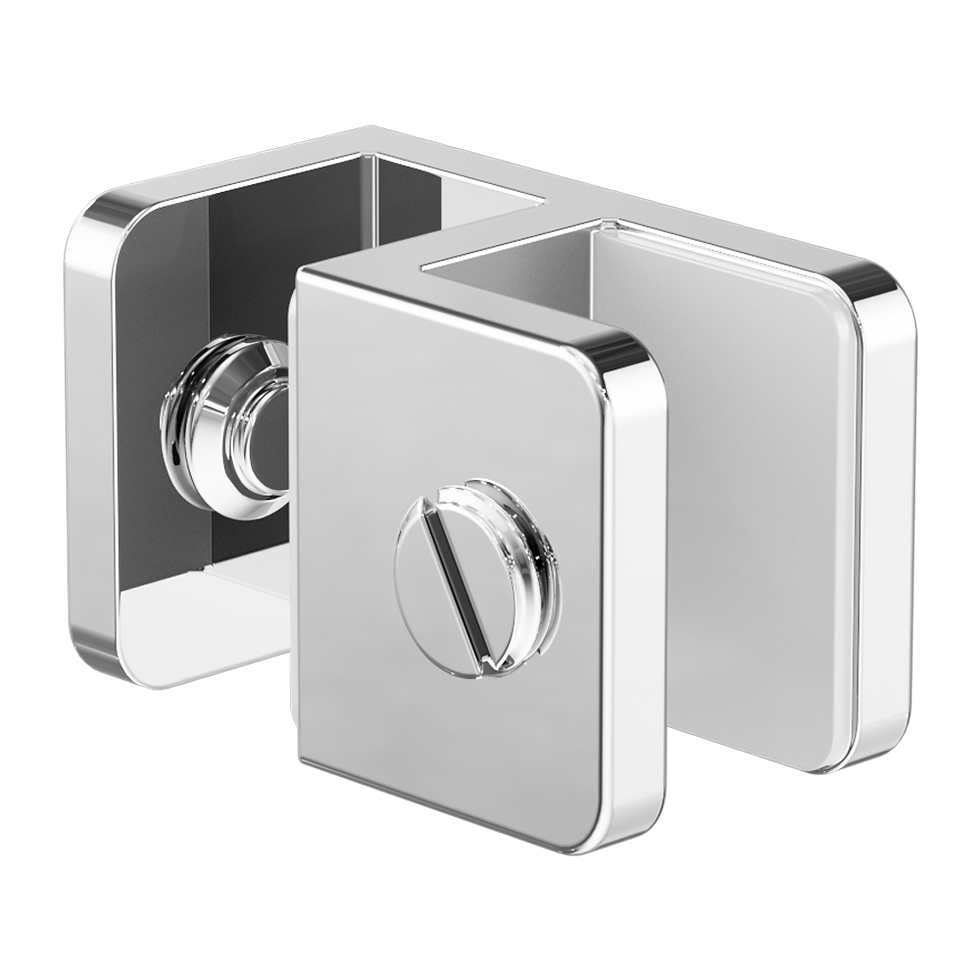 Thumbnail: OVER-PANEL GLASS TO GLASS FITTING 10MM GLASS