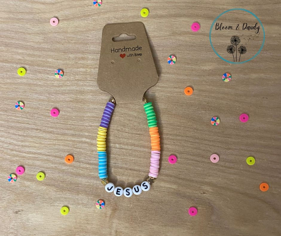 Jesus - Polymer Clay Bracelet