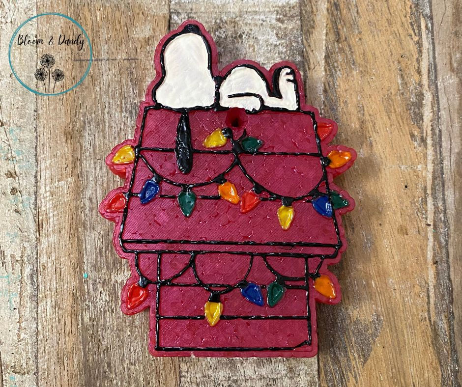 Snoopy Christmas Freshie