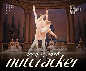 Royal Winnipeg Ballet's production of The Nutcracker, presented by Ballet BC at the Queen Elizabeth Theatre in Vancouver.