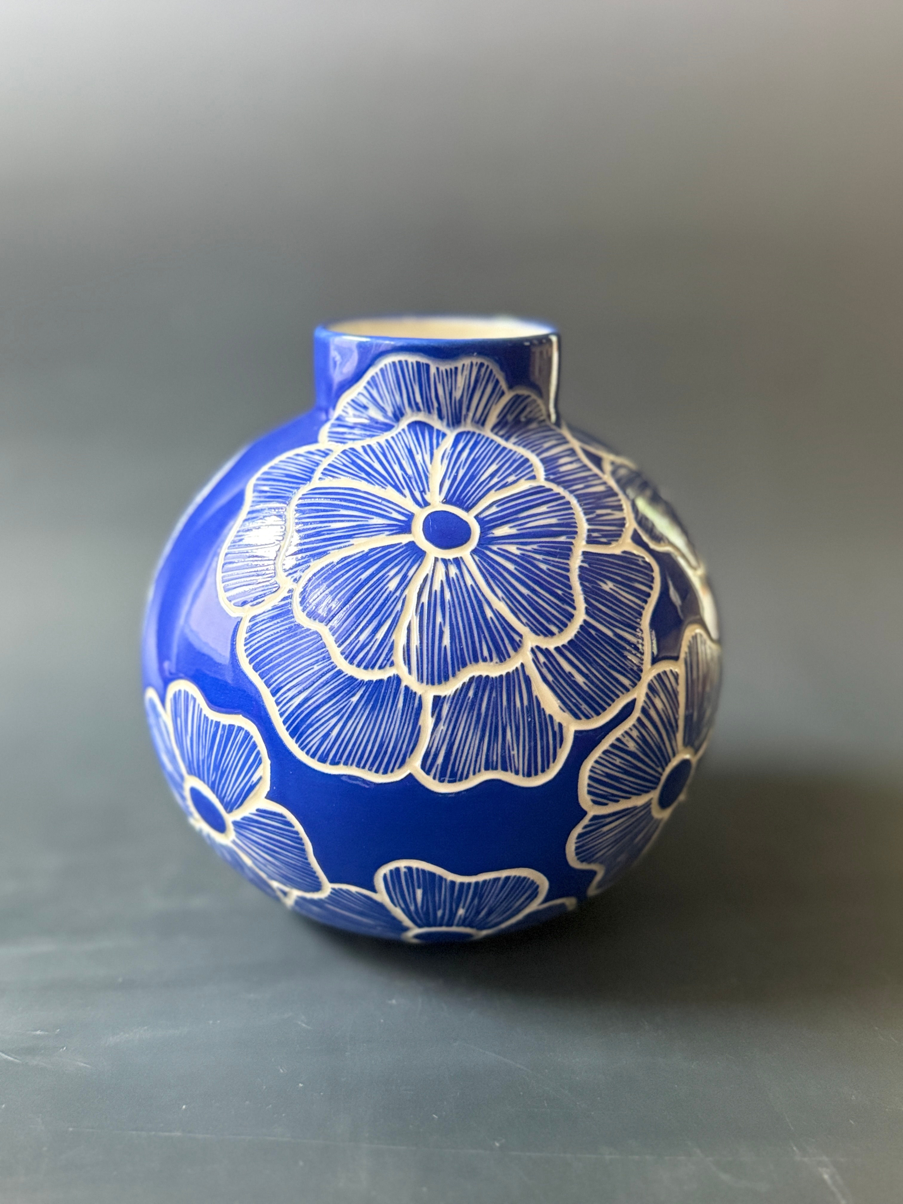 blue flowers