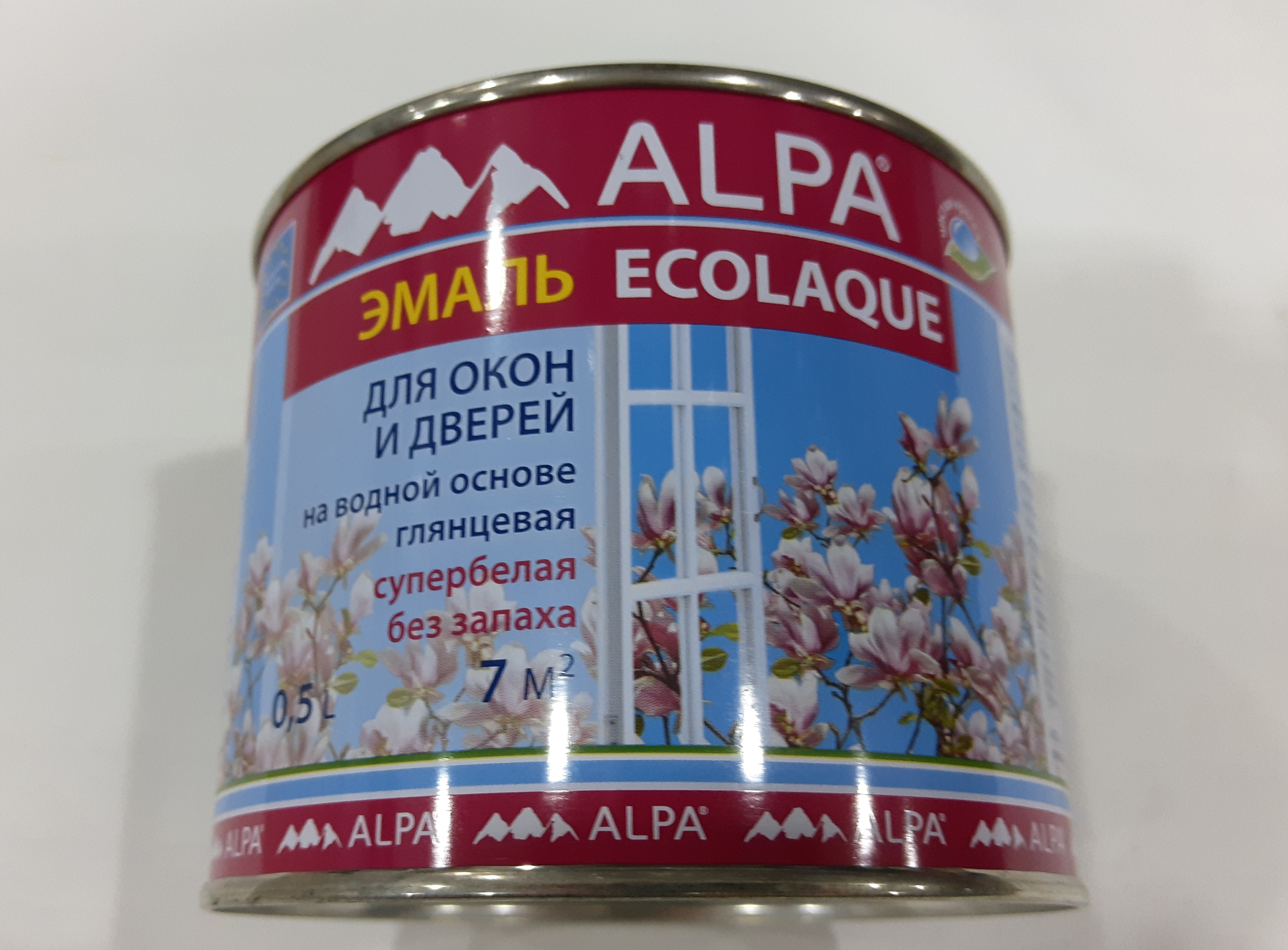 Эмаль для окон и дверей, без запаха