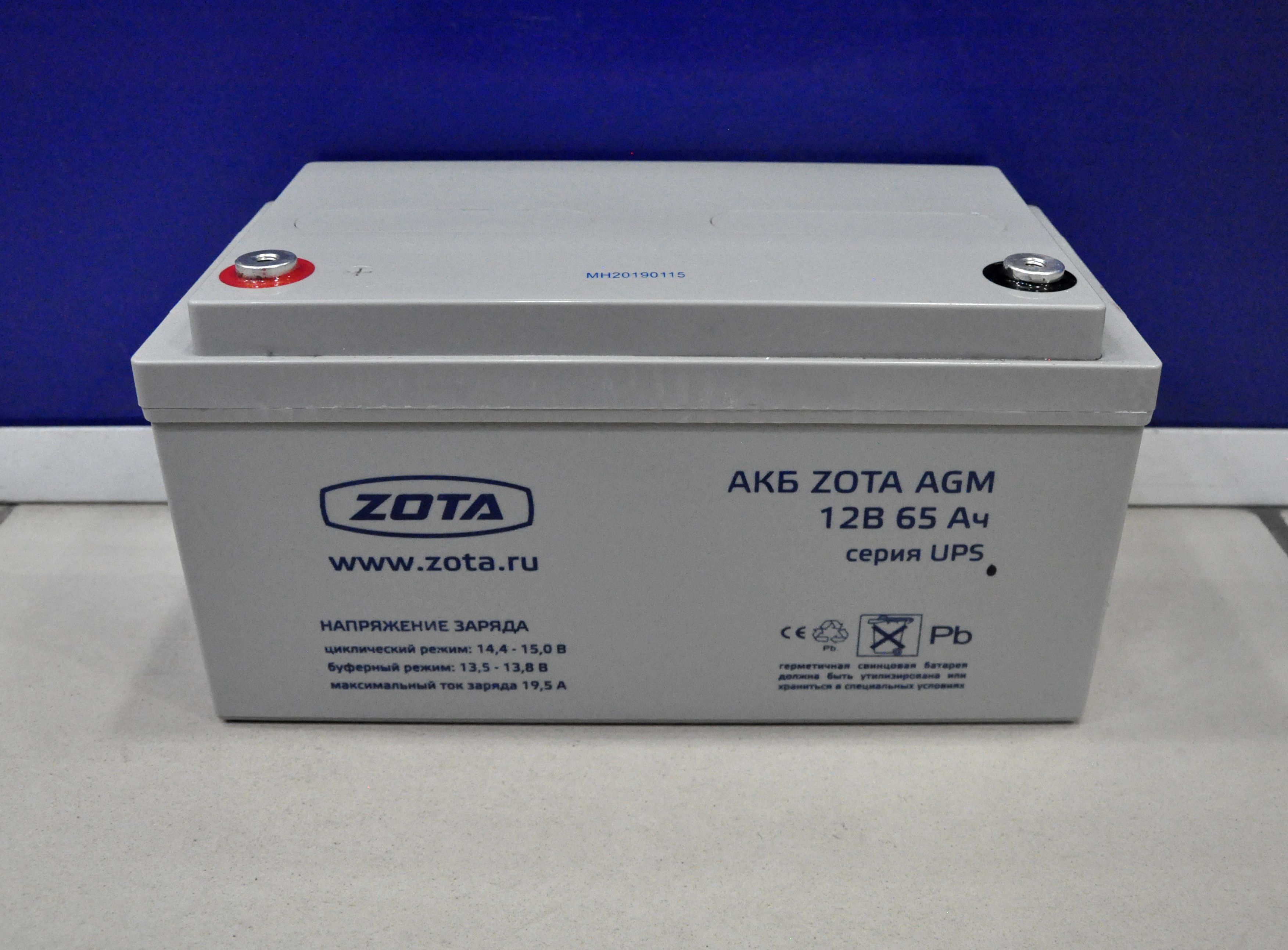 Аккумуляторная батарея ZOTA AGM
