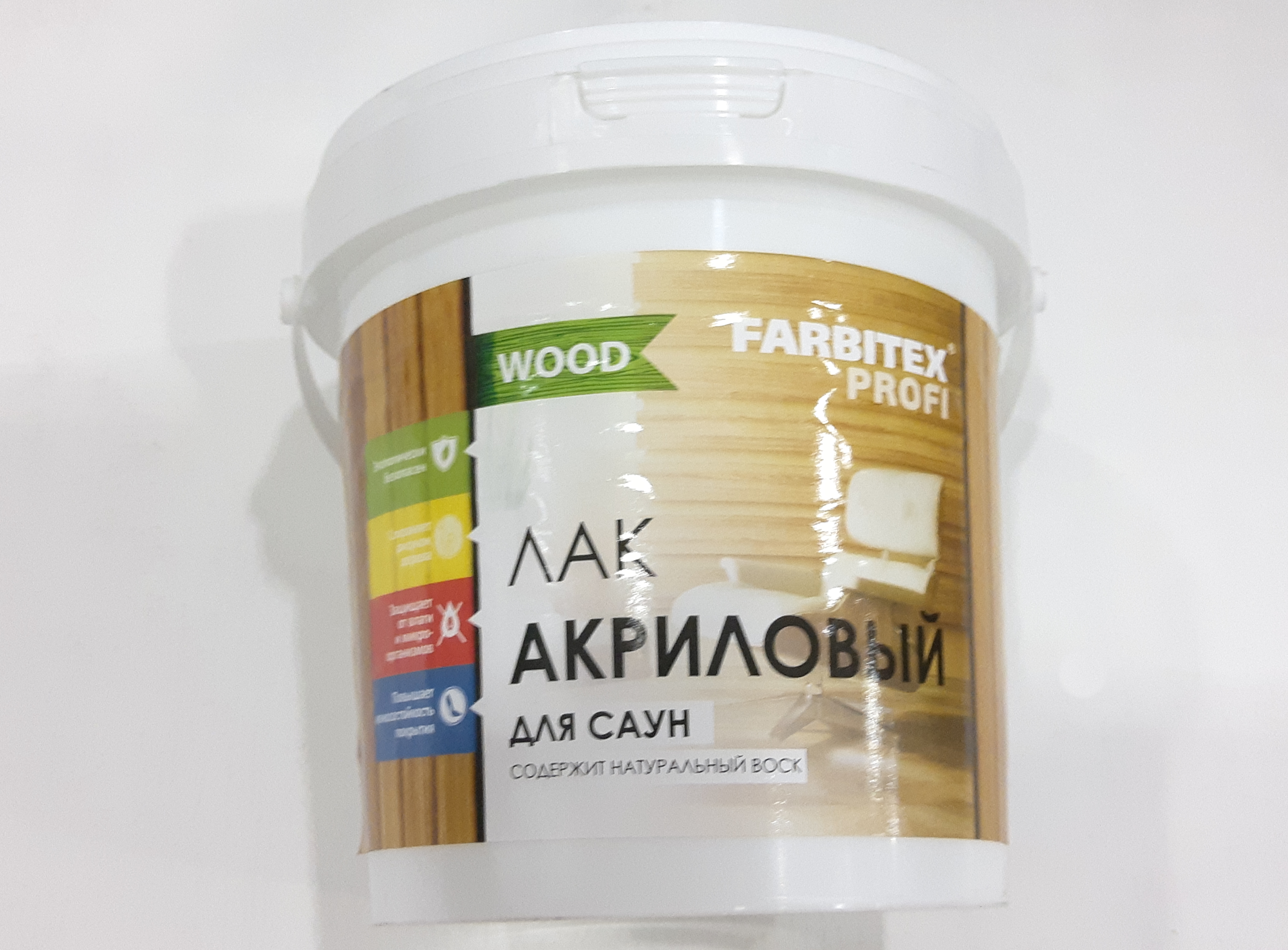 Лак акриловый для саун