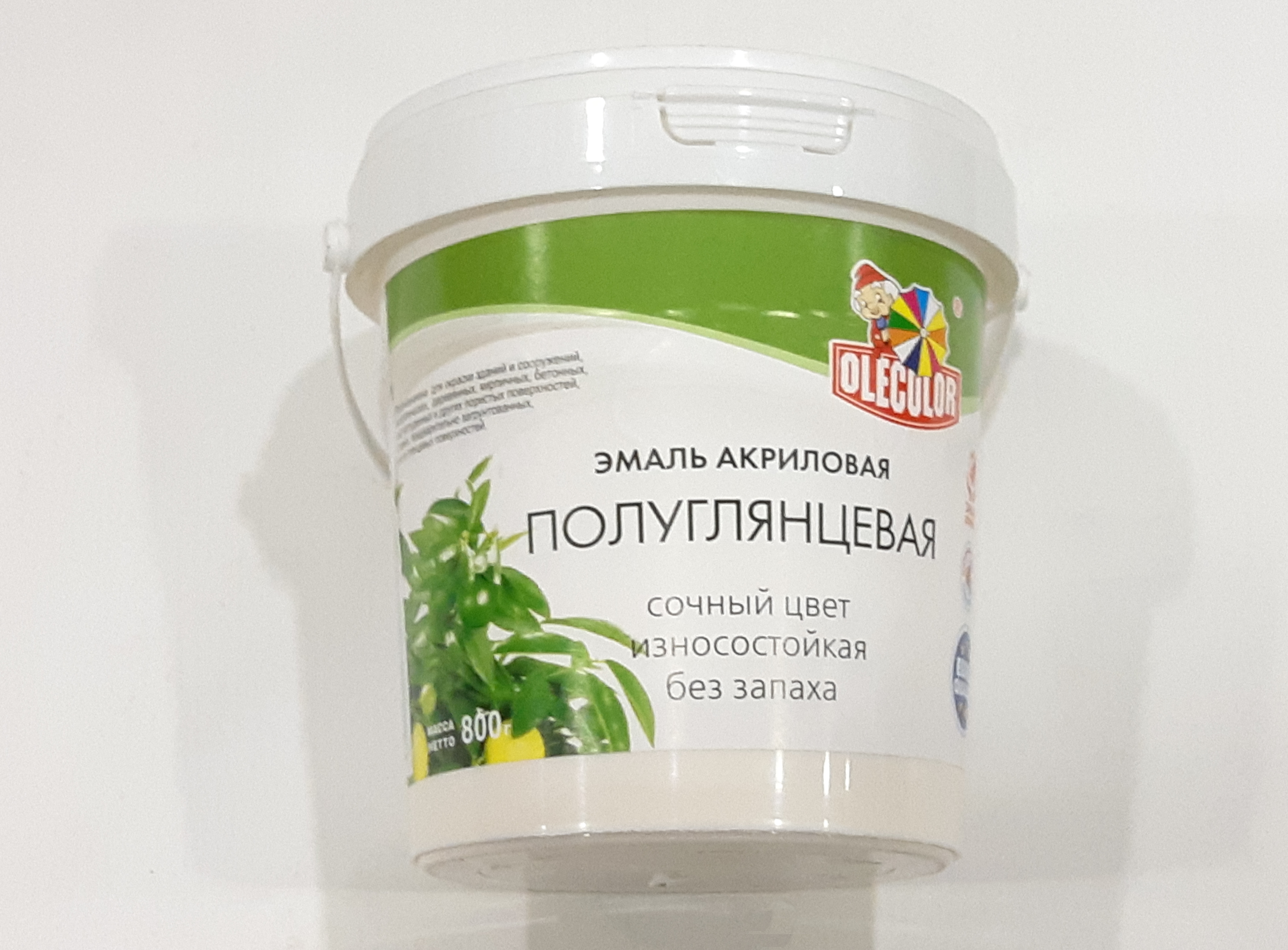 Эмаль акриловая полуглянцевая