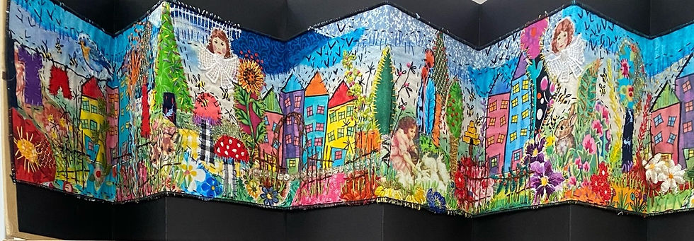 Slow Stitching Story Scroll Workshop with Jenni Drever & Linda Simpson