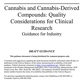 FDA Cannabis