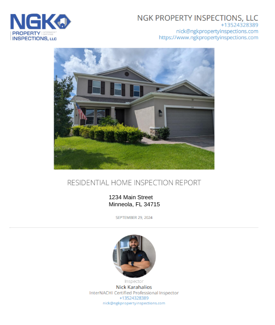Home Inspection Report