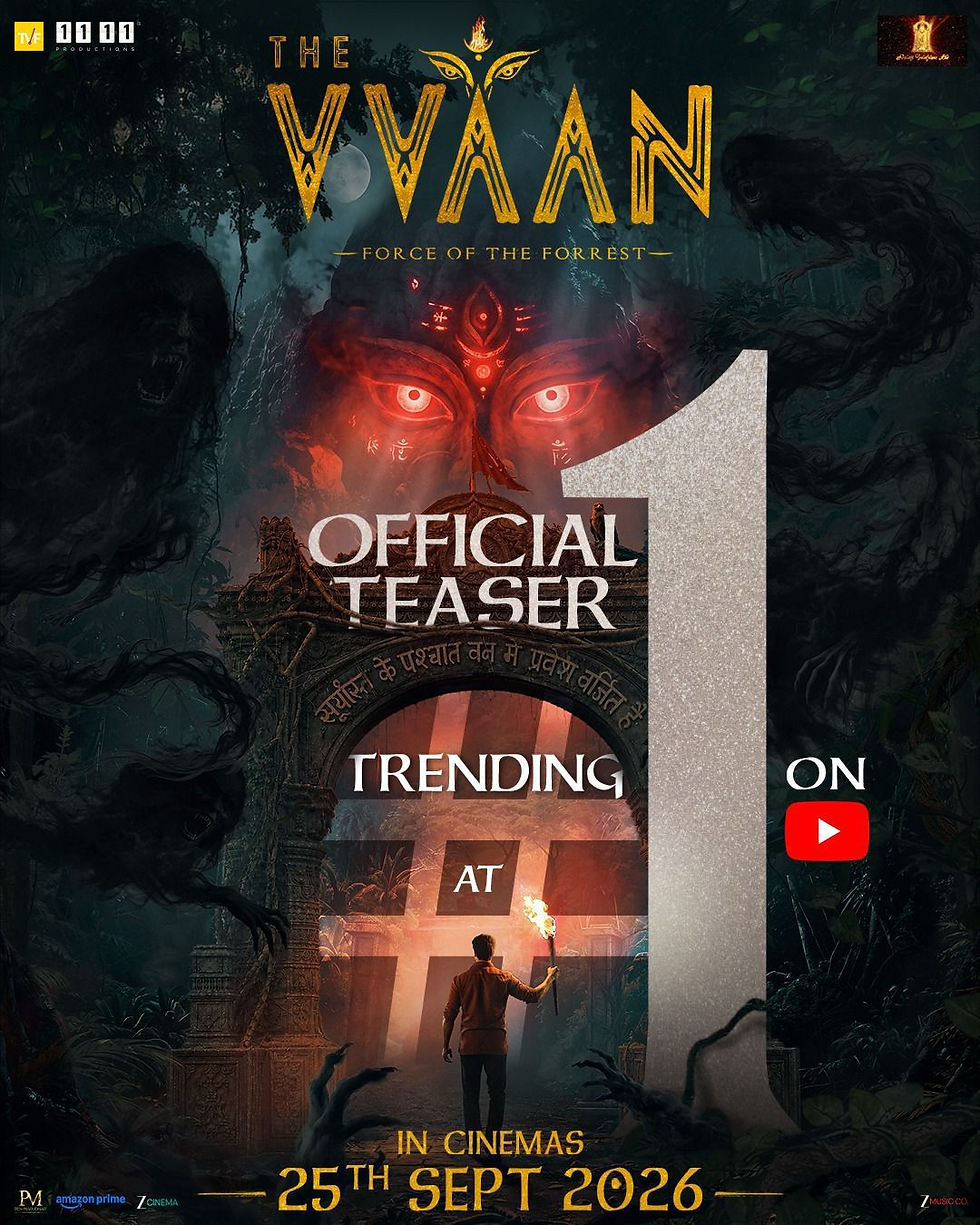 The VVAAN Teaser Crosses 55 Million Views, Trends #1 on YouTube Across Languages
