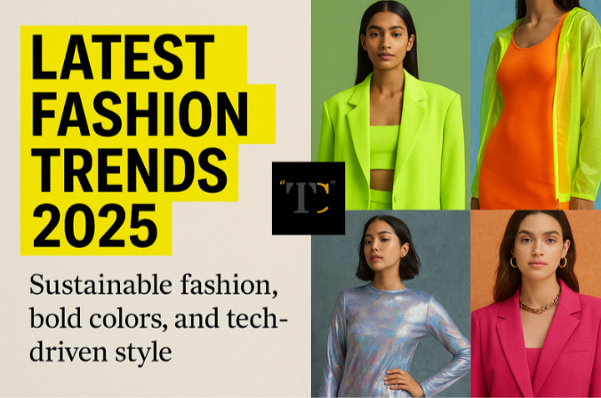 Latest Fashion Trends 2025: Sustainable Fashion, Bold Colors, and Tech-Driven Style