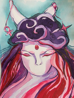 Geni, 2025 Art, Coconut Grove Arts, Coconut Art, Ink, Sketch, Ferris Wheel Press Ink, 1001 Arabic Nights, "The Arabian Nights
