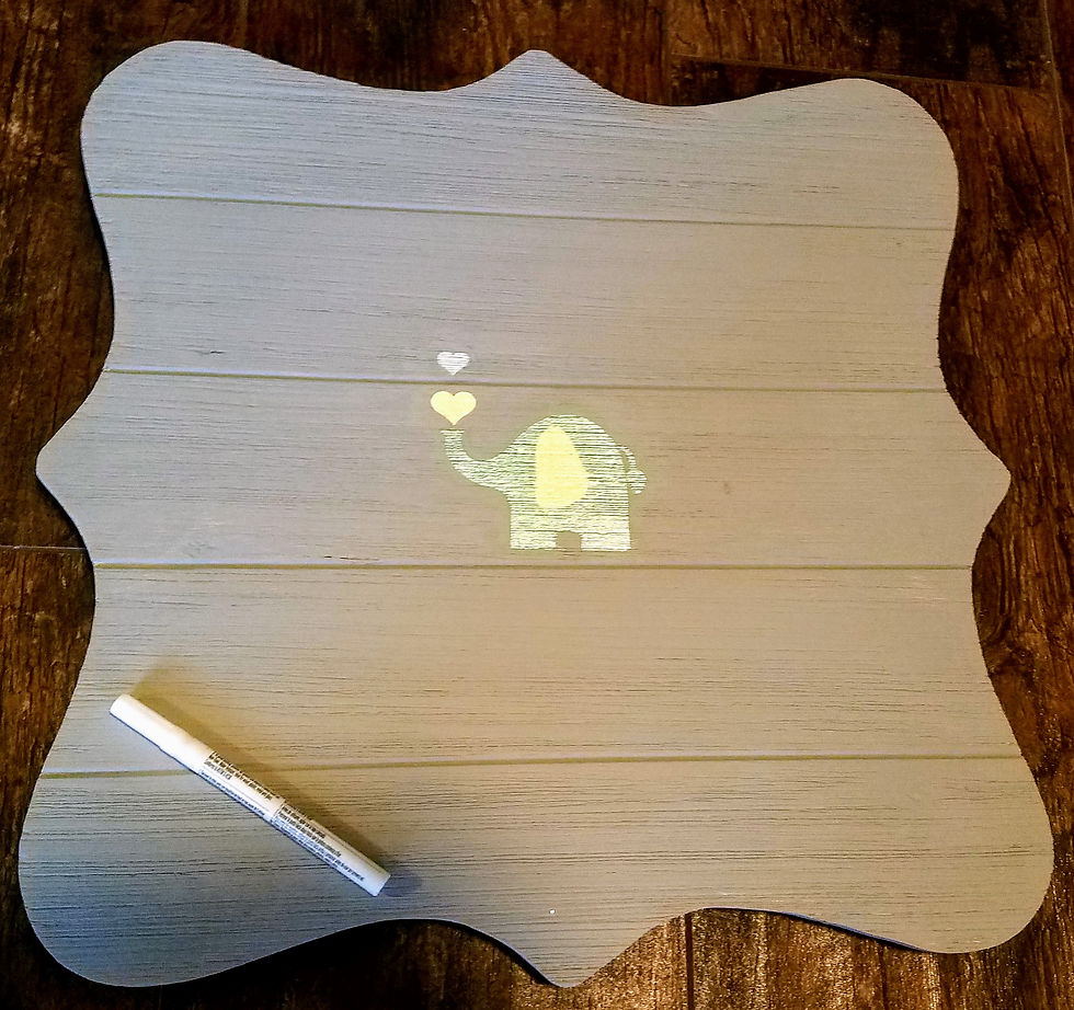 Thumbnail: Baby Shower Wooden Guestbook