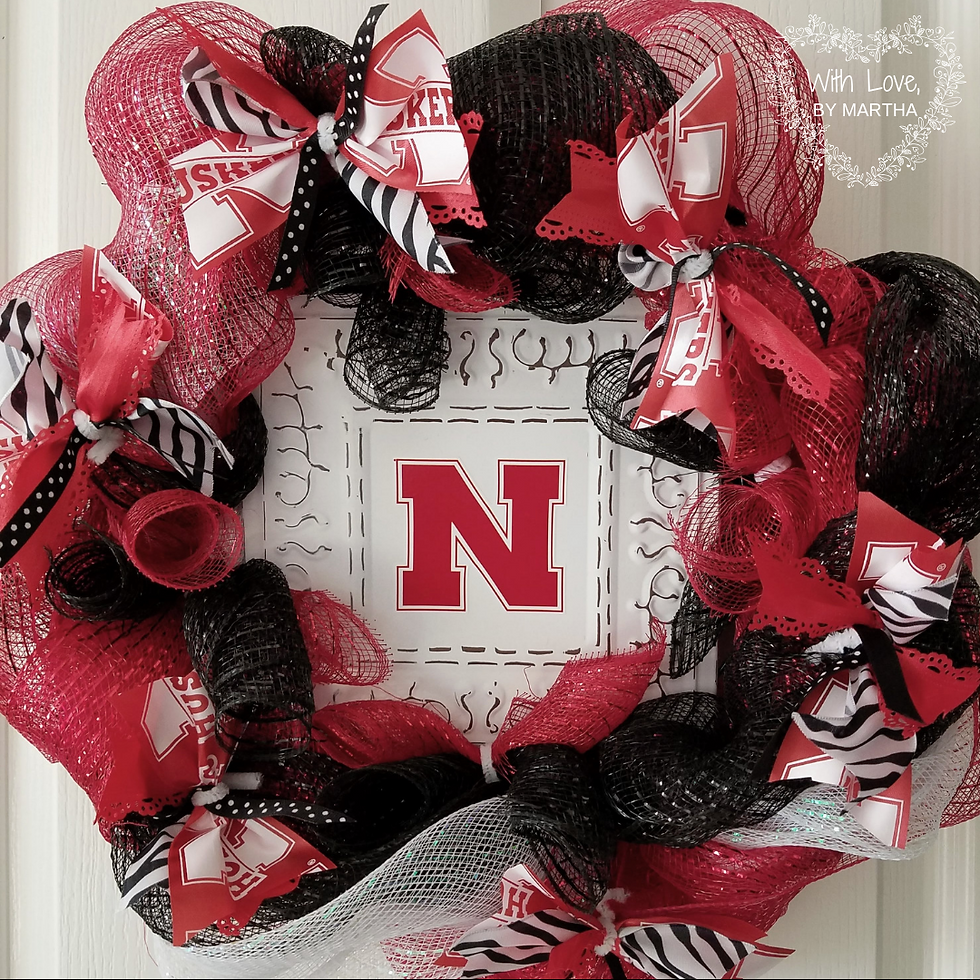 Thumbnail: Non- AZ Teams Custom Sports Mesh Wreaths