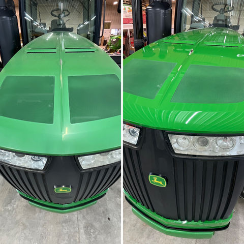 Before And After Paint Correction And Ceramic Coating Installation.