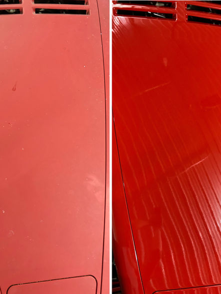Before & After Paint Restoration And Agricultural Coating Application.