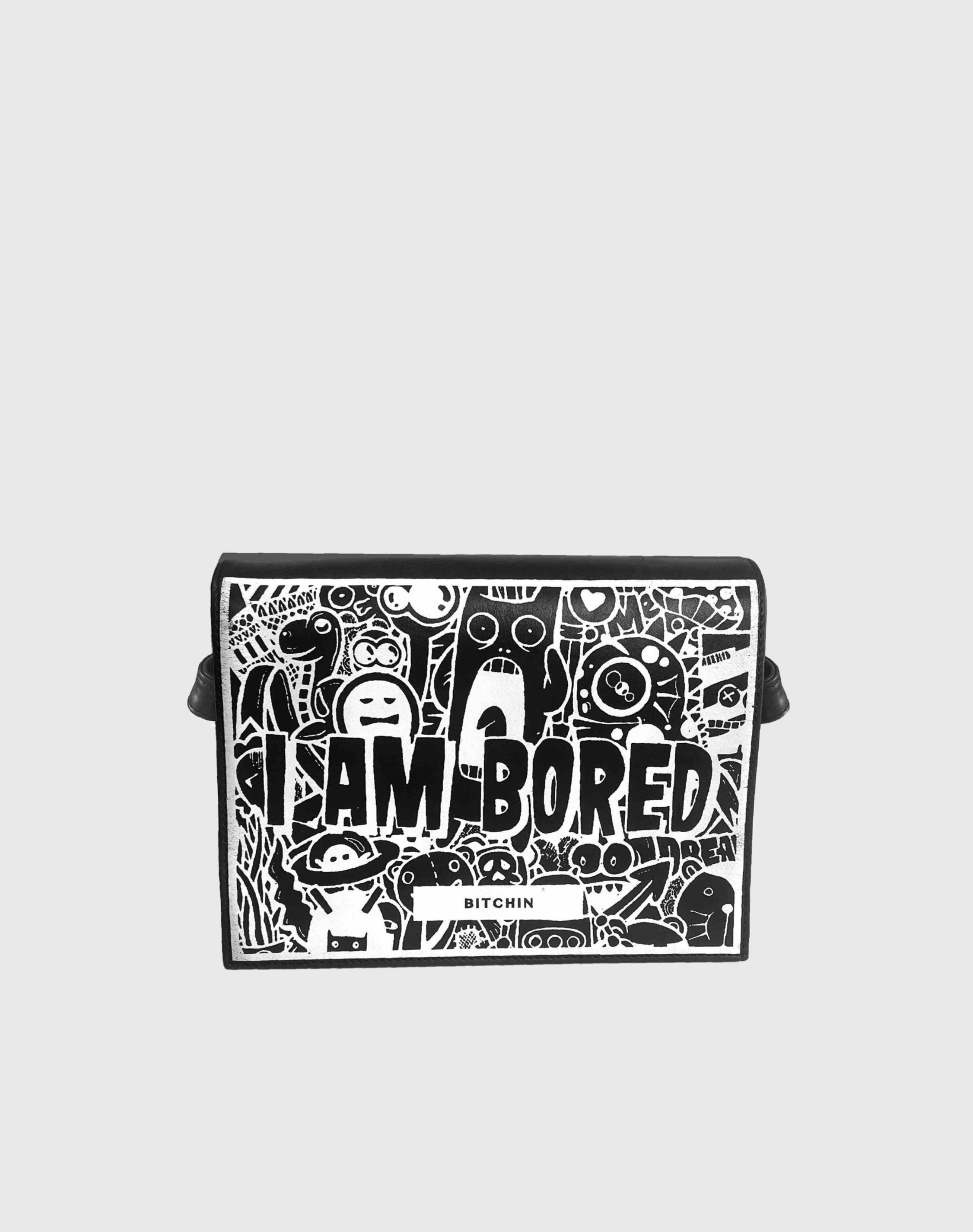 I AM BORED GRAFFITI BAG
