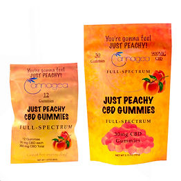 Just Peachy CBD Gummies Full Spectrum 30mg CBD