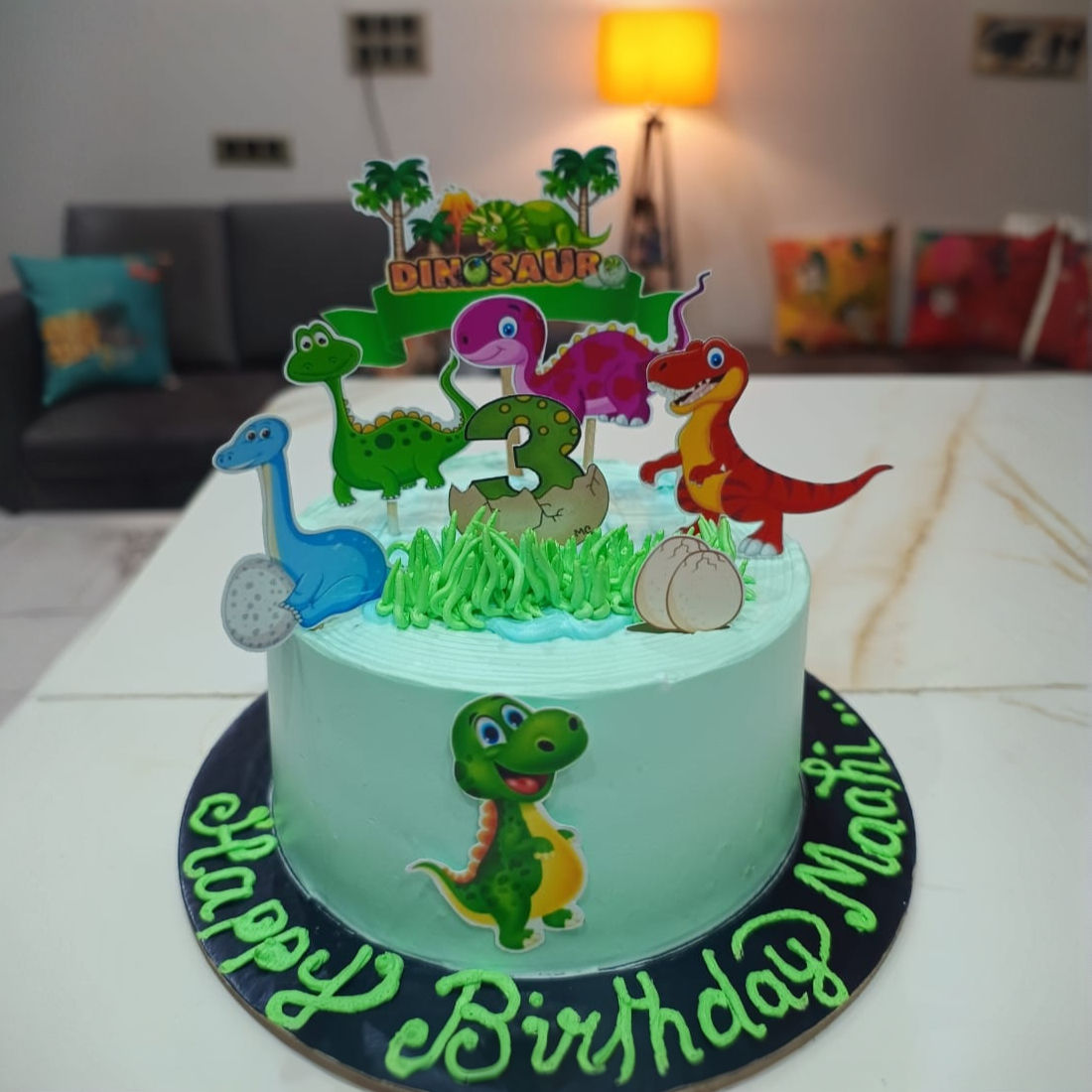 Dinosaur Birthday Cake