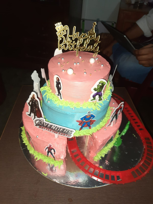 Toy Train Cake