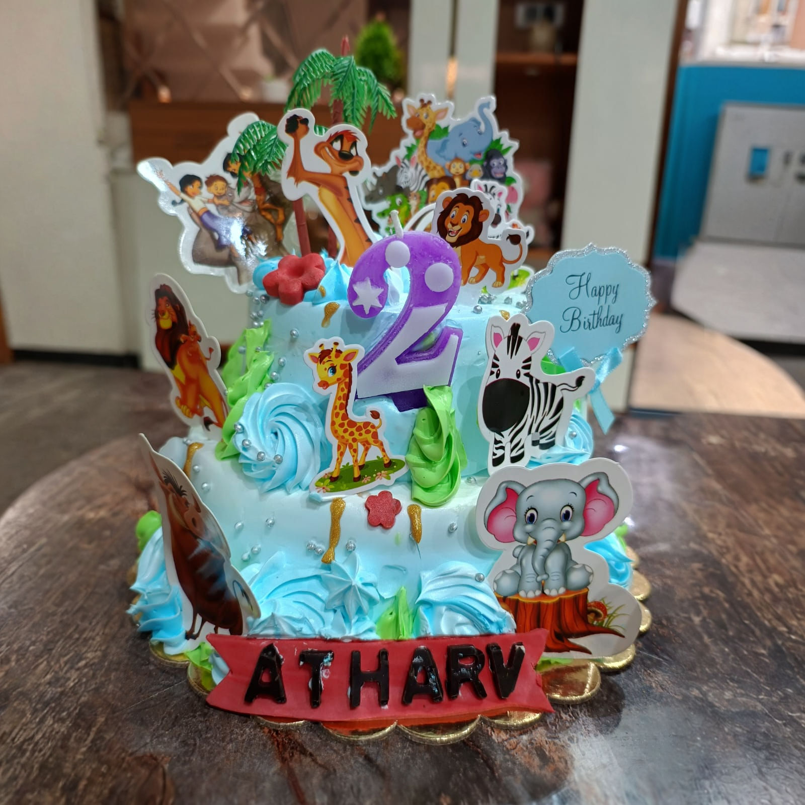Jungle Theme Cake