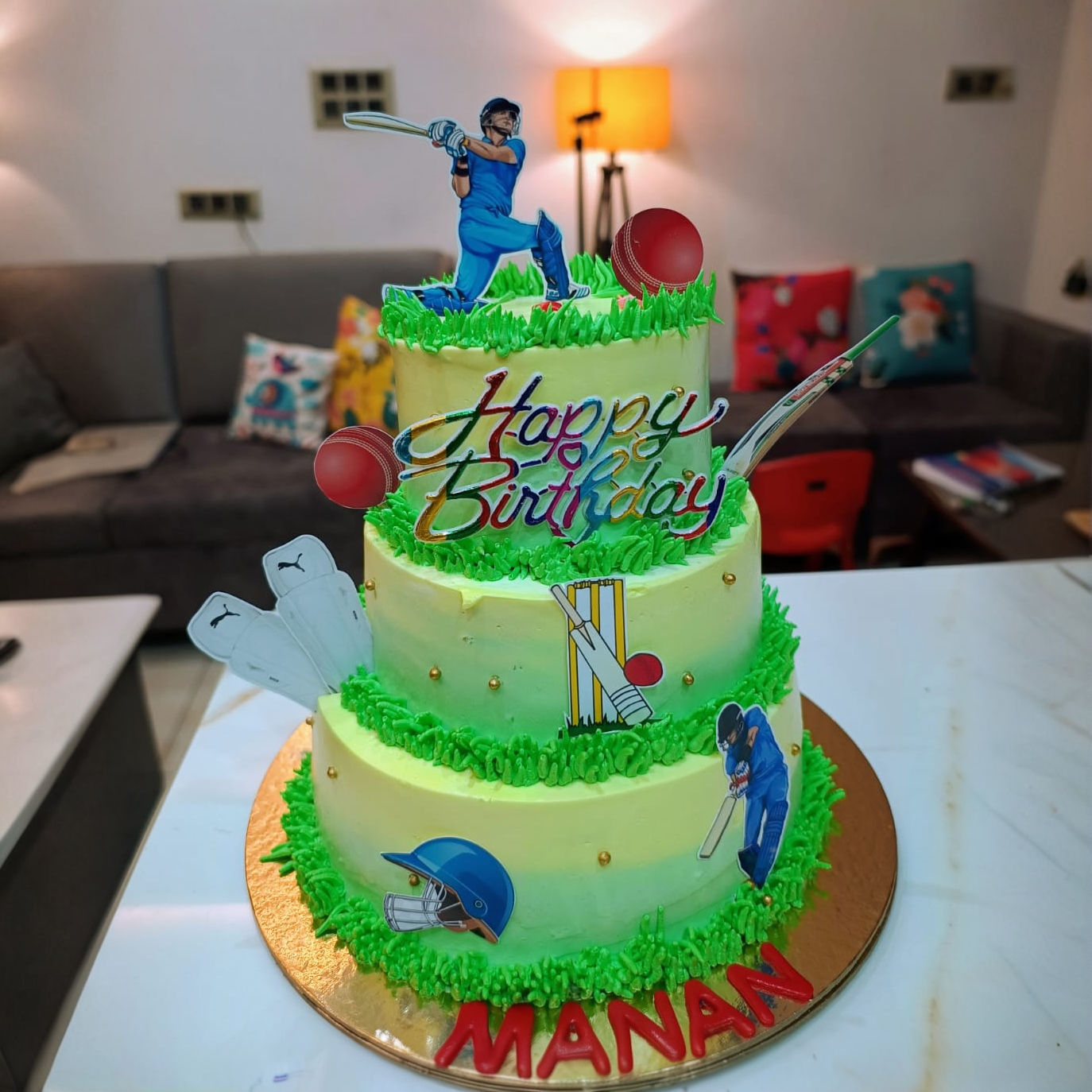 Cricket Birthday Cake